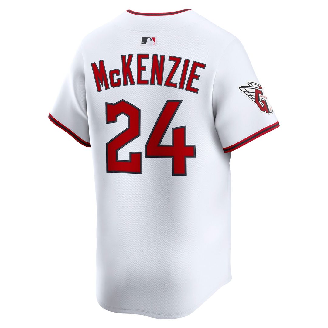 Cleveland Guardians Triston McKenzie Nike Home Limited Jersey - White