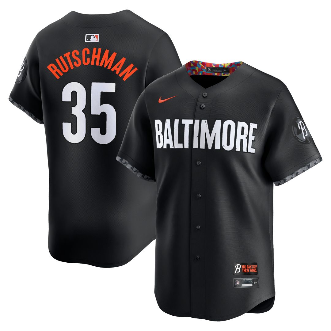 Baltimore Orioles Adley Rutschman Nike City Connect Limited Jersey - Black