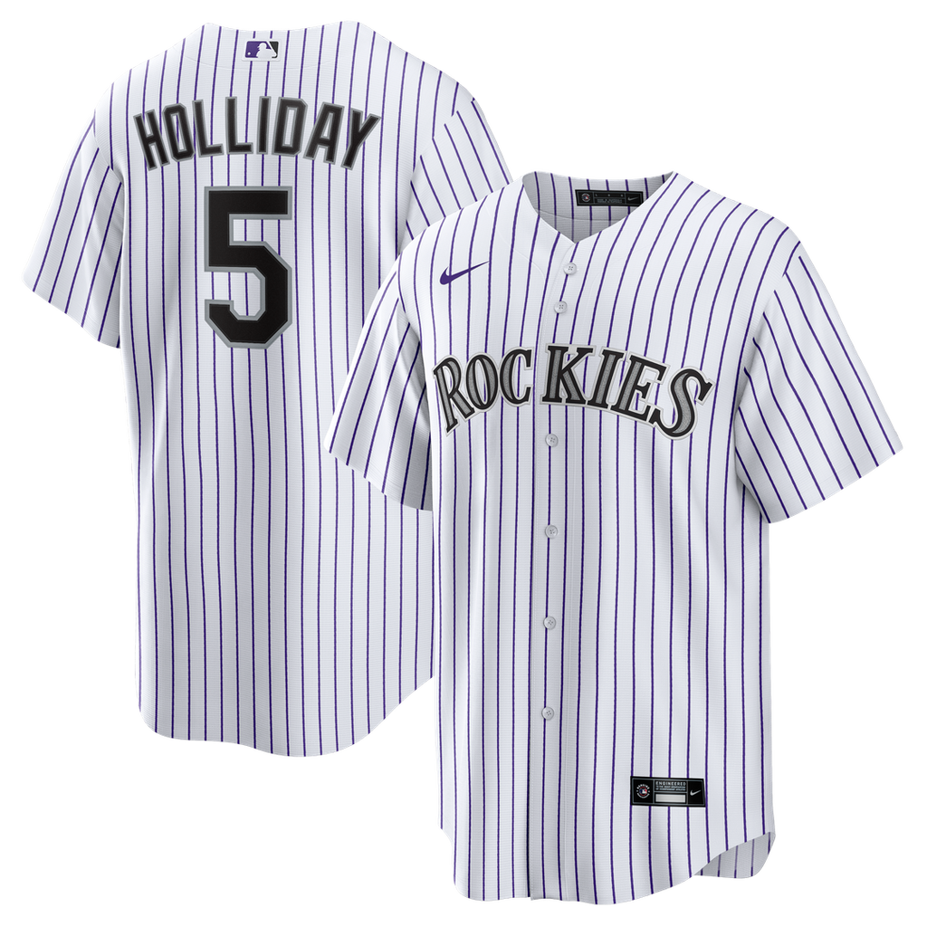 Colorado Rockies Matt Holliday Nike Home Retired Replica Jersey - White