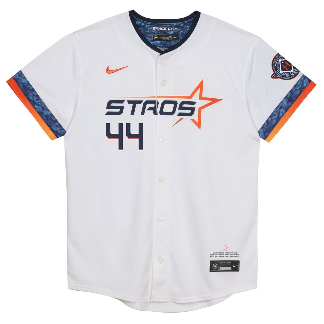 Houston Astros Yordan Alvarez Nike Preschool 2025 City Connect Limited Jersey - White