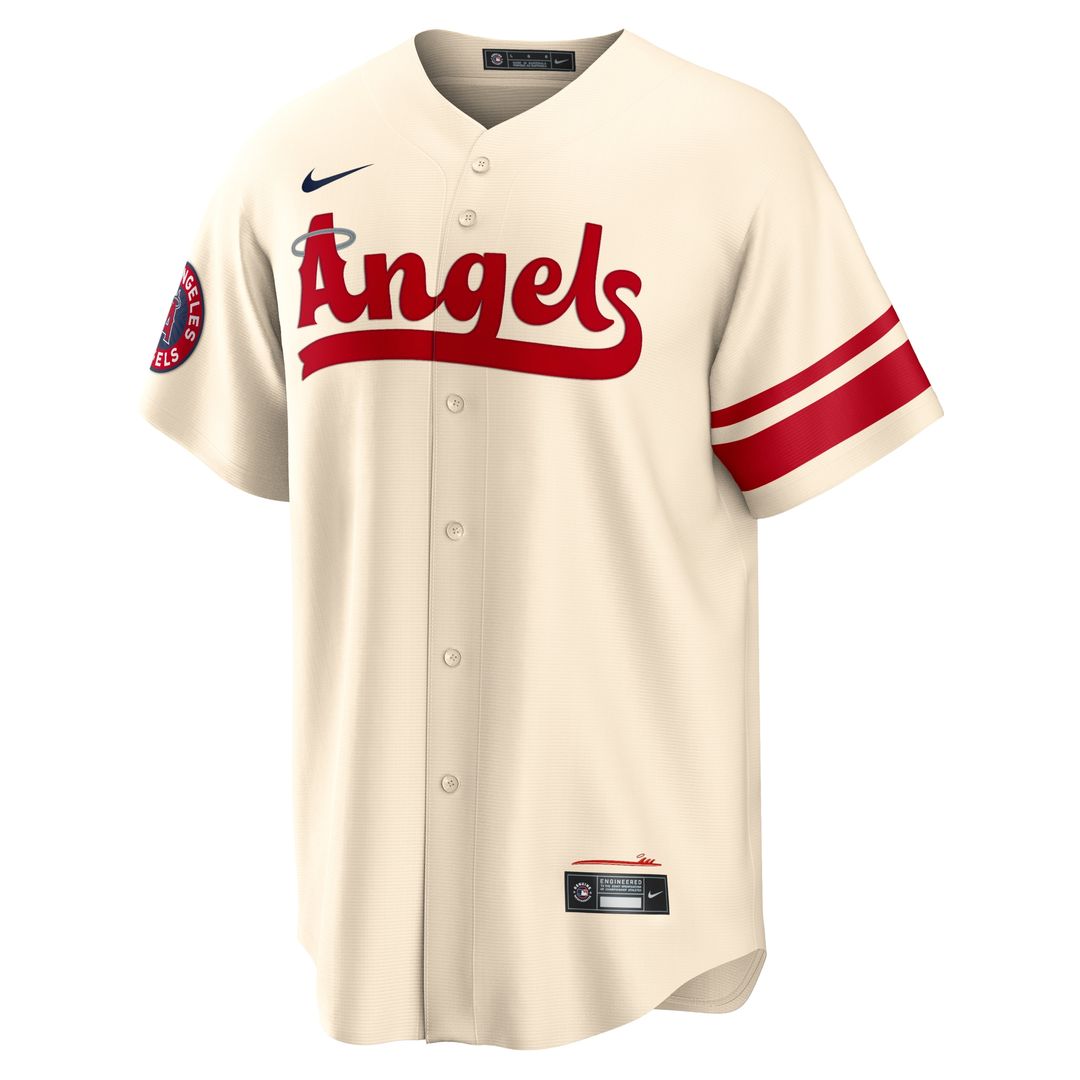 Los Angeles Angels Anthony Rendon Nike City Connect Replica Jersey - Cream