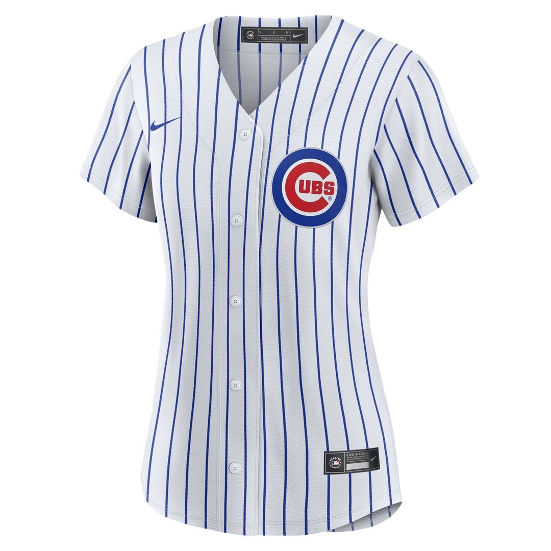 Chicago Cubs Dansby Swanson Nike Women's Home Replica Jersey - White/Royal
