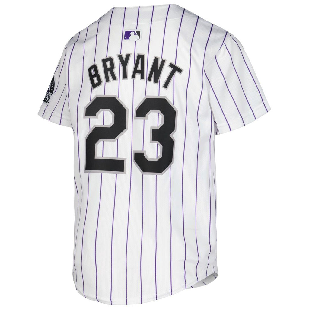Colorado Rockies Kris Bryant Nike Youth Alternate Limited Jersey - Purple