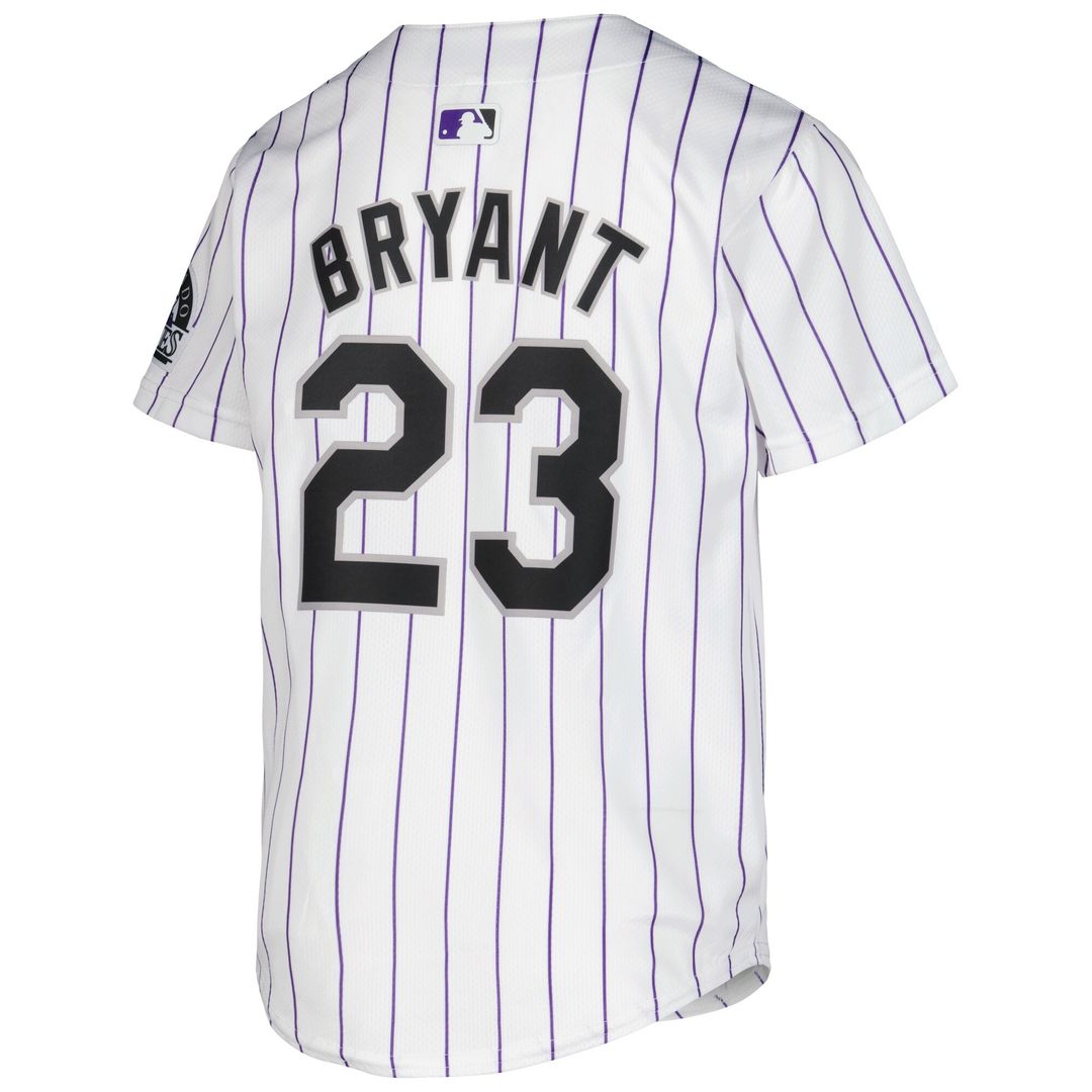 Colorado Rockies Kris Bryant Nike Youth Alternate Limited Jersey - Purple