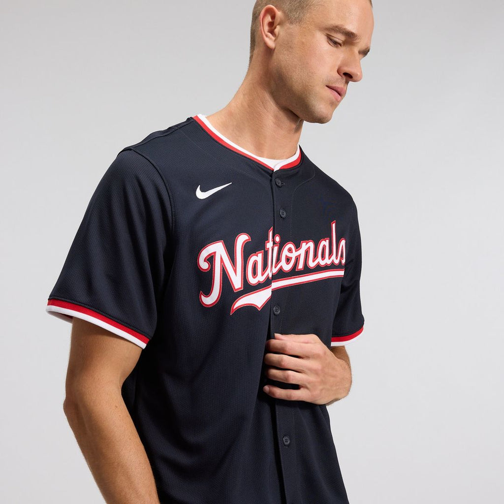 Washington Nationals James Wood Nike Alternate Limited Jersey - Navy