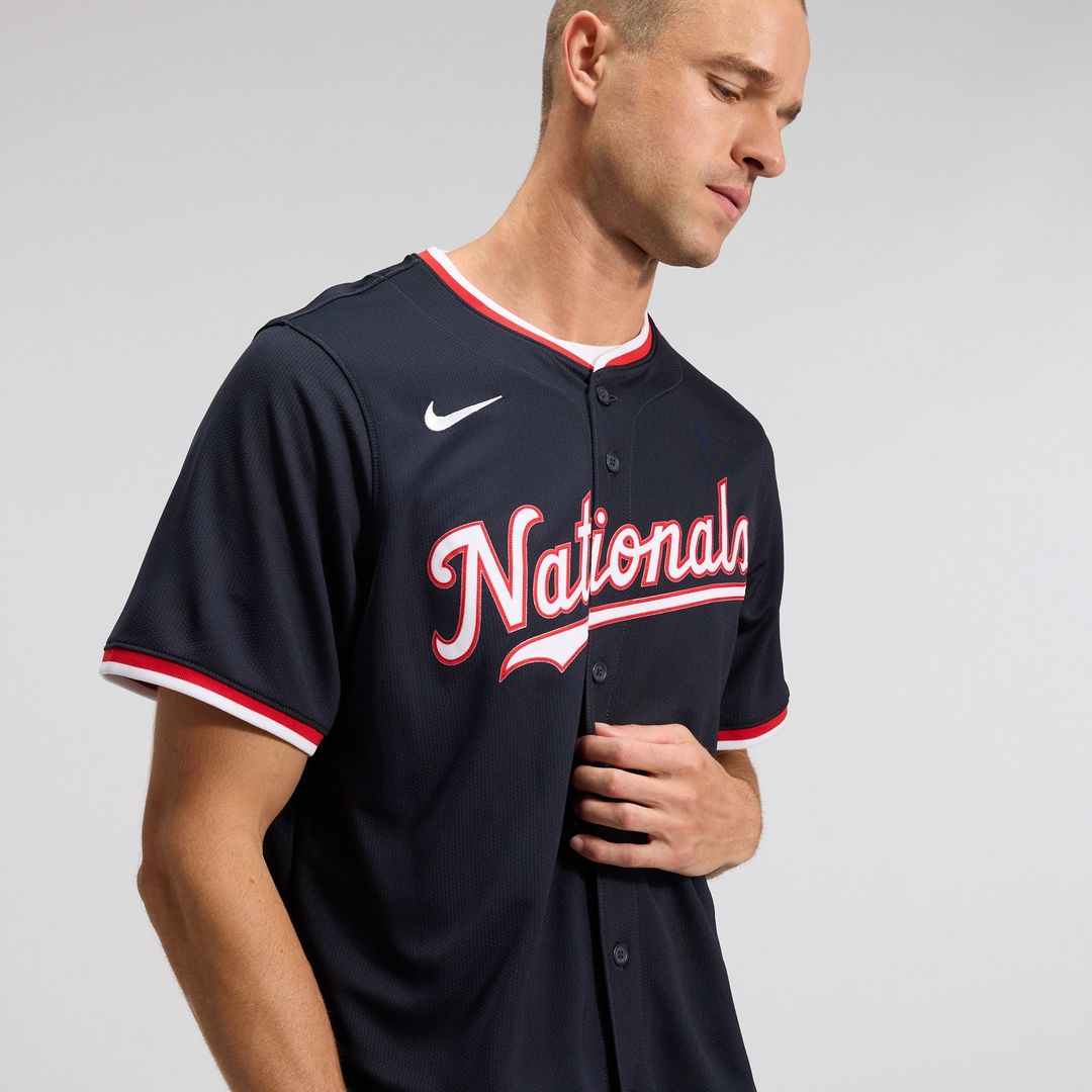 Washington Nationals James Wood Nike Alternate Limited Jersey - Navy