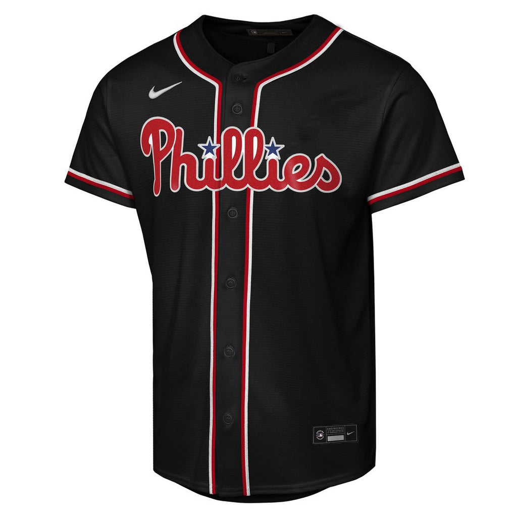 Philadelphia Phillies Bryce Harper Nike Youth Fashion Replica Jersey - Black