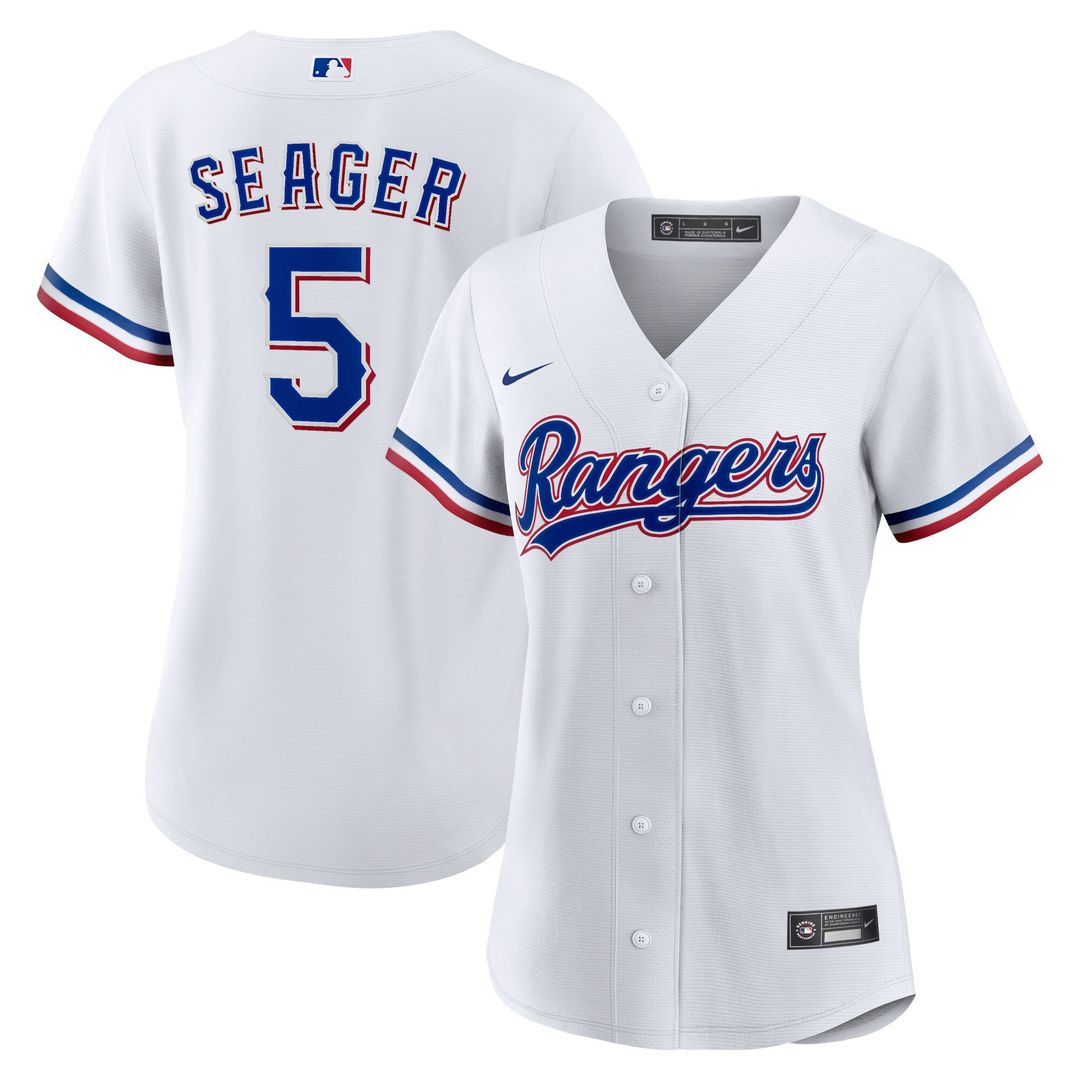 Texas Rangers Corey Seager Nike Women's Home Replica Jersey - White