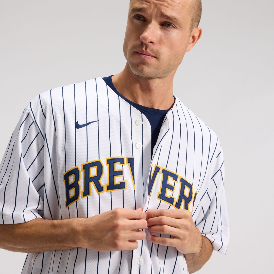 Milwaukee Brewers Christian Yelich Nike Alternate Replica Jersey - White