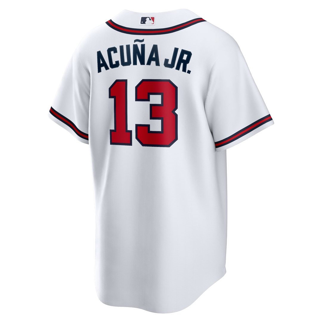 Atlanta Braves Ronald Acuna Jr. Nike Home Replica Player Name Jersey - White
