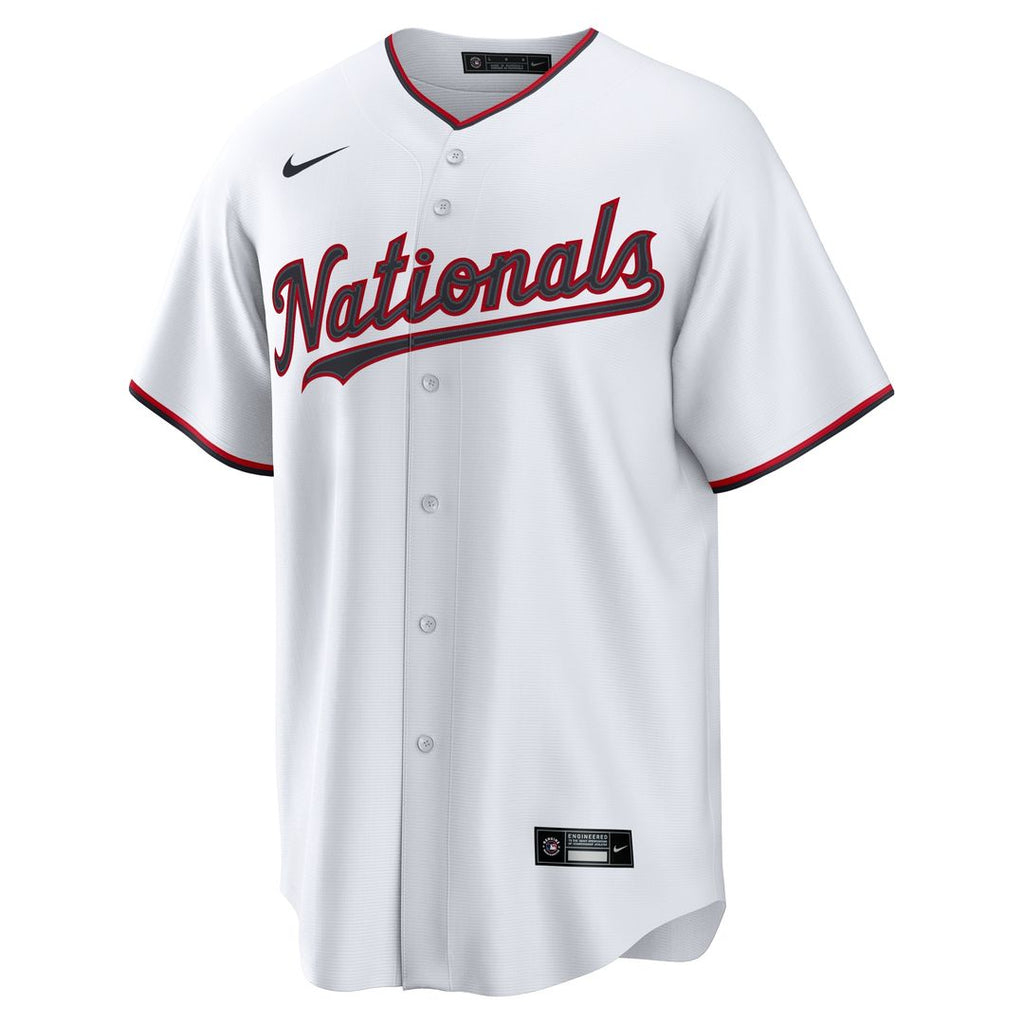 Washington Nationals James Wood Nike Home Replica Jersey - White