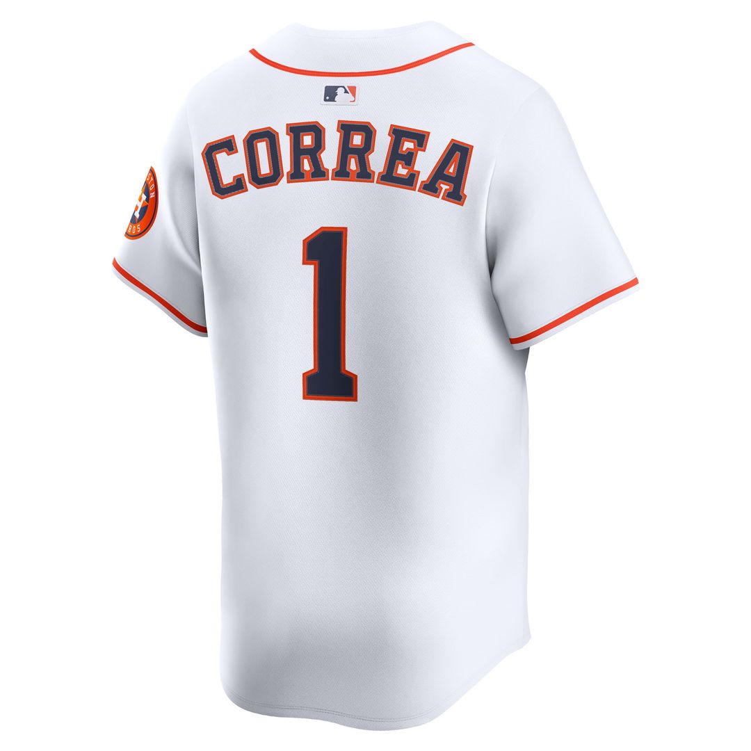 Houston Astros Carlos Correa Nike Home Limited Jersey - White