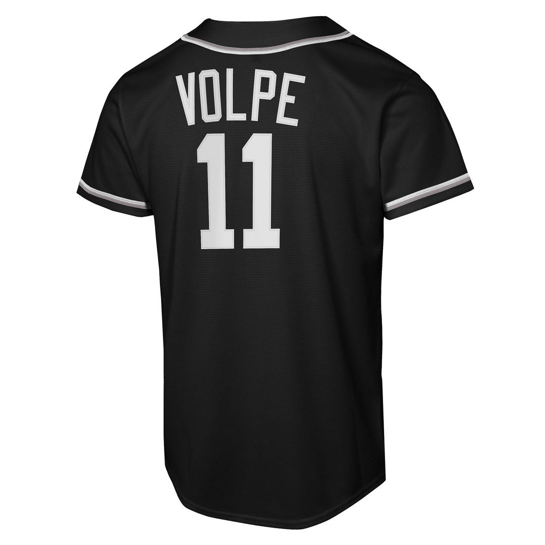 New York Yankees Anthony Volpe Nike Youth Fashion Replica Jersey - Black