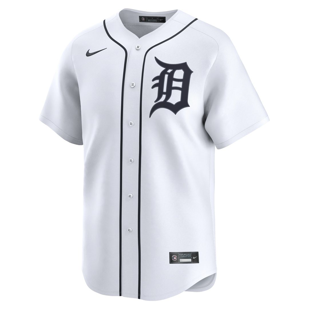 Detroit Tigers Riley Greene Nike Home Limited Jersey - White
