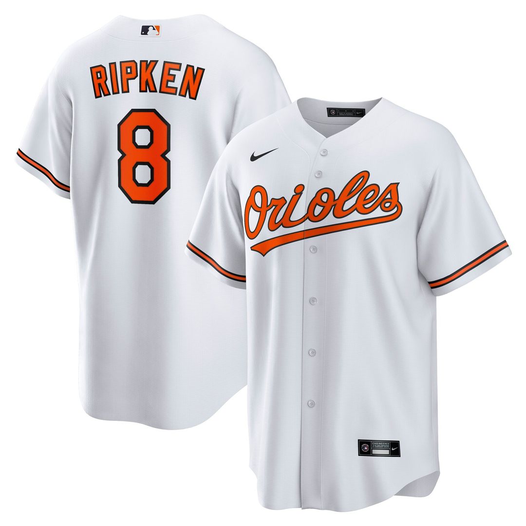 Baltimore Orioles Cal Ripken Jr. Nike Throwback Replica Jersey - White