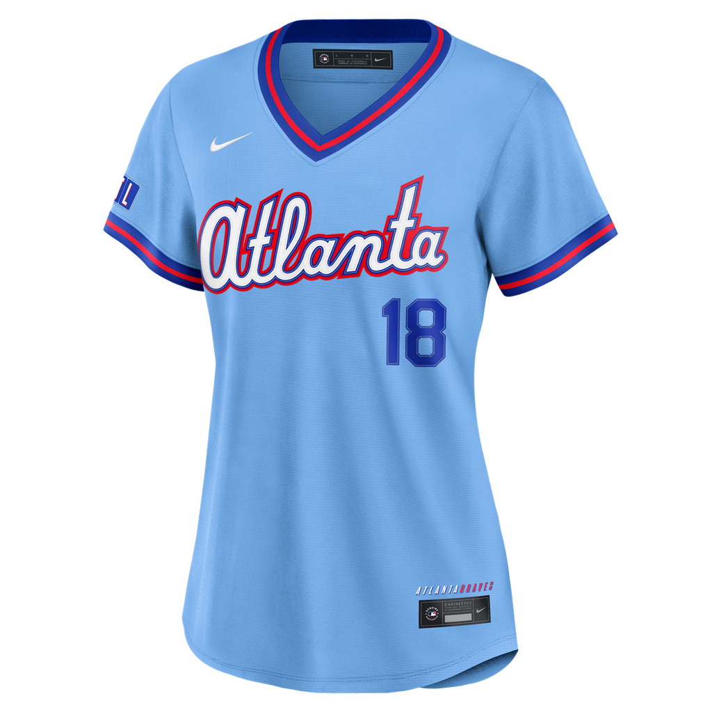 Atlanta Braves Mike Yastrzemski Nike Women's 2026 City Connect Stadium Jersey - Powder Blue