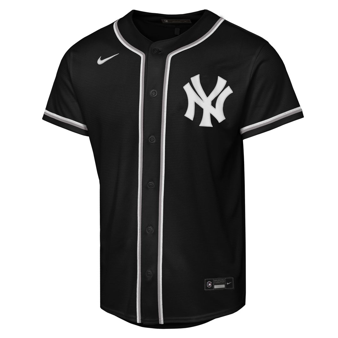 New York Yankees Anthony Volpe Nike Youth Fashion Replica Jersey - Black