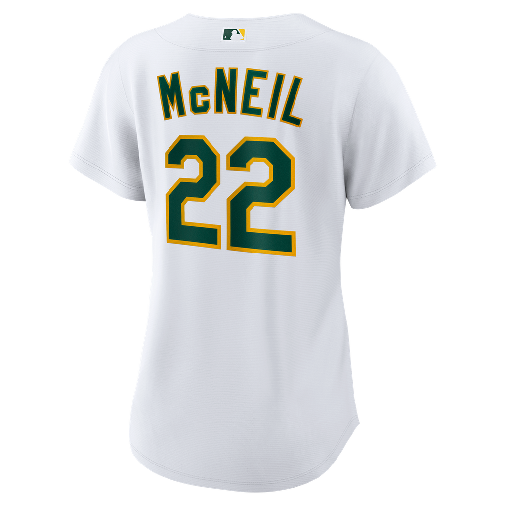 Athletics Jeff McNeil Nike Women's Home Replica Jersey - White