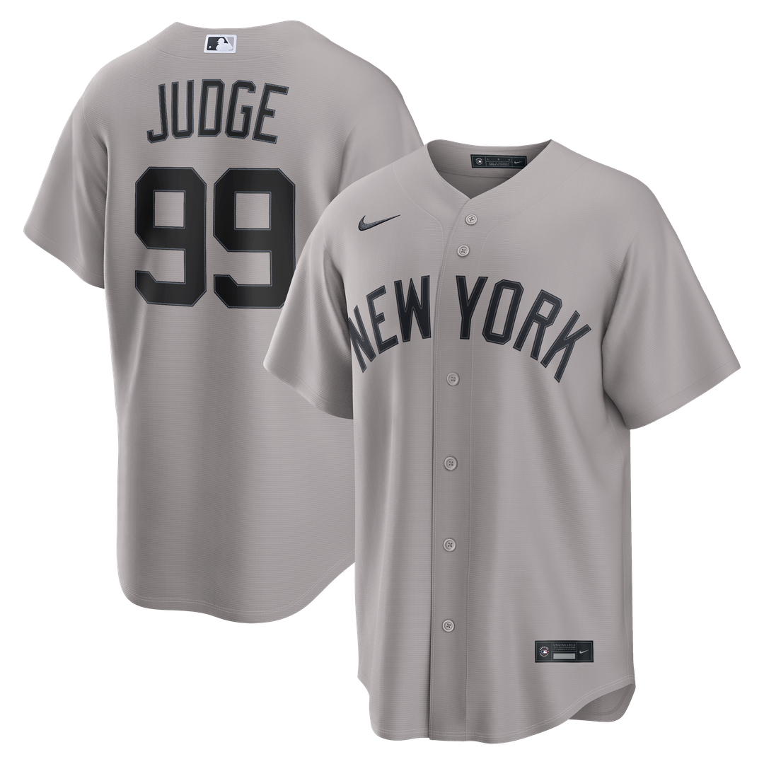New York Yankees Aaron Judge Nike Road Replica Jersey - Gray