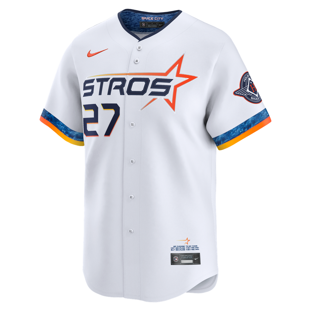 Houston Astros Jose Altuve Nike 2025 City Connect Limited Jersey - White