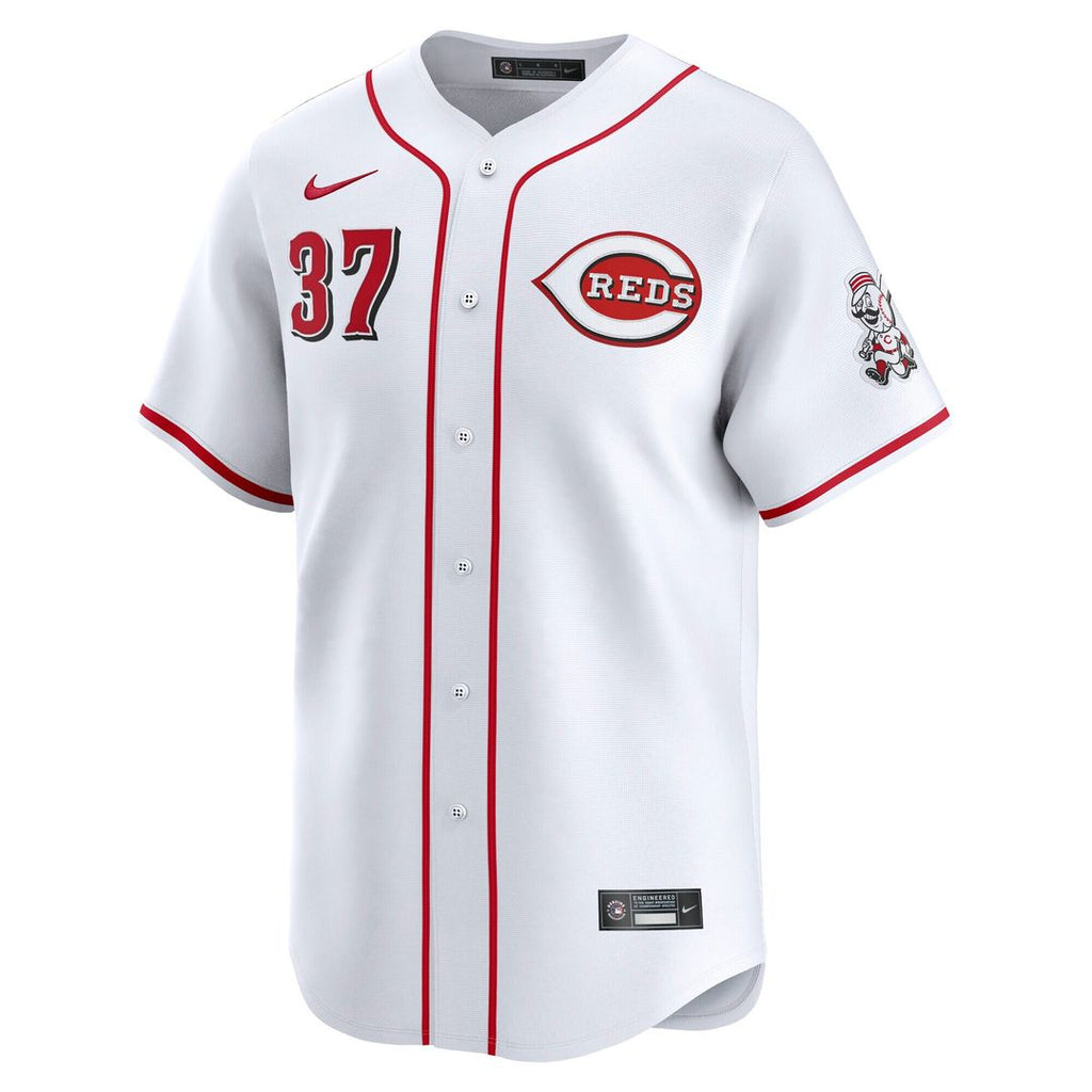 Cincinnati Reds Tyler Stephenson Nike Home Limited Jersey - White