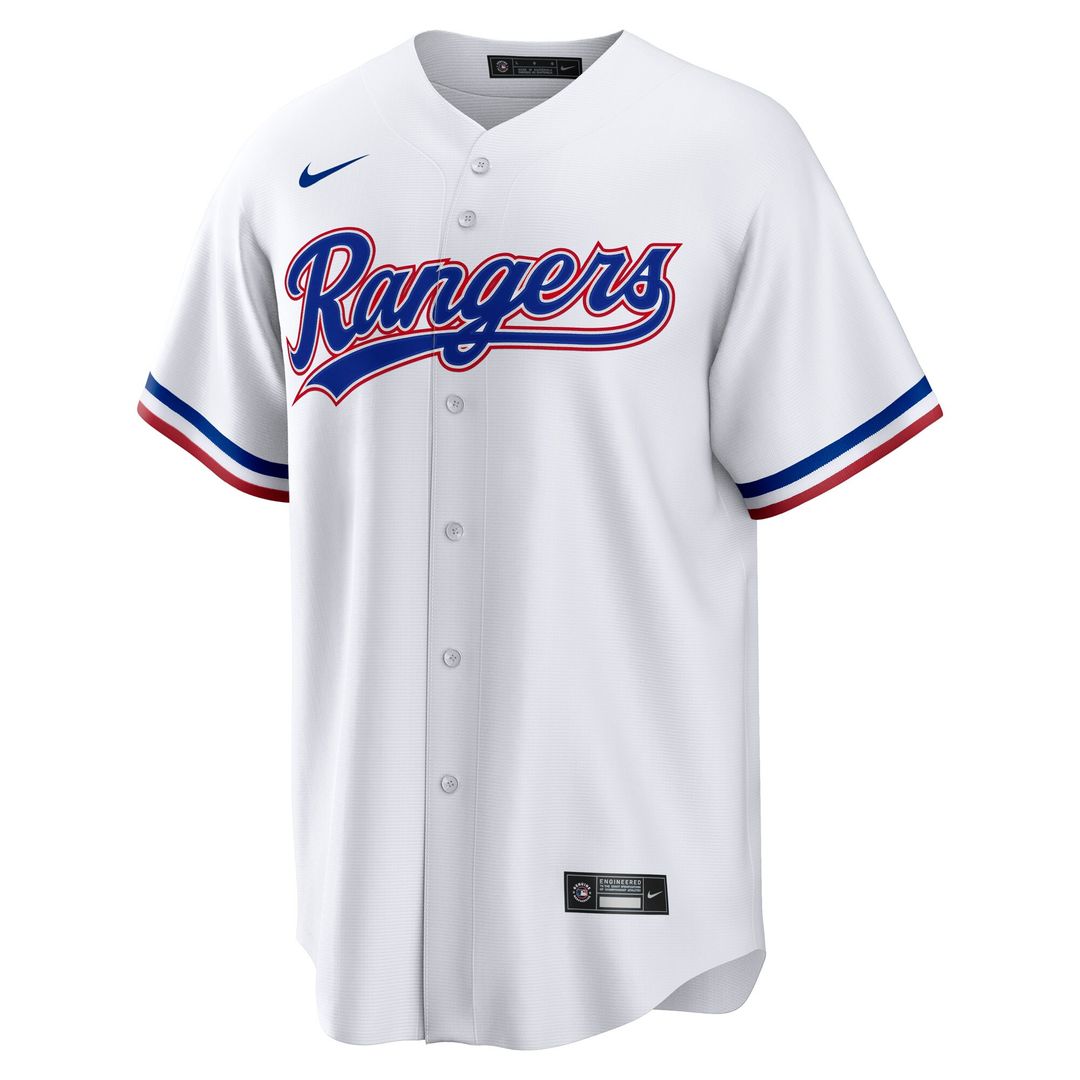 Texas Rangers Josh Smith Nike Home Replica Jersey - White