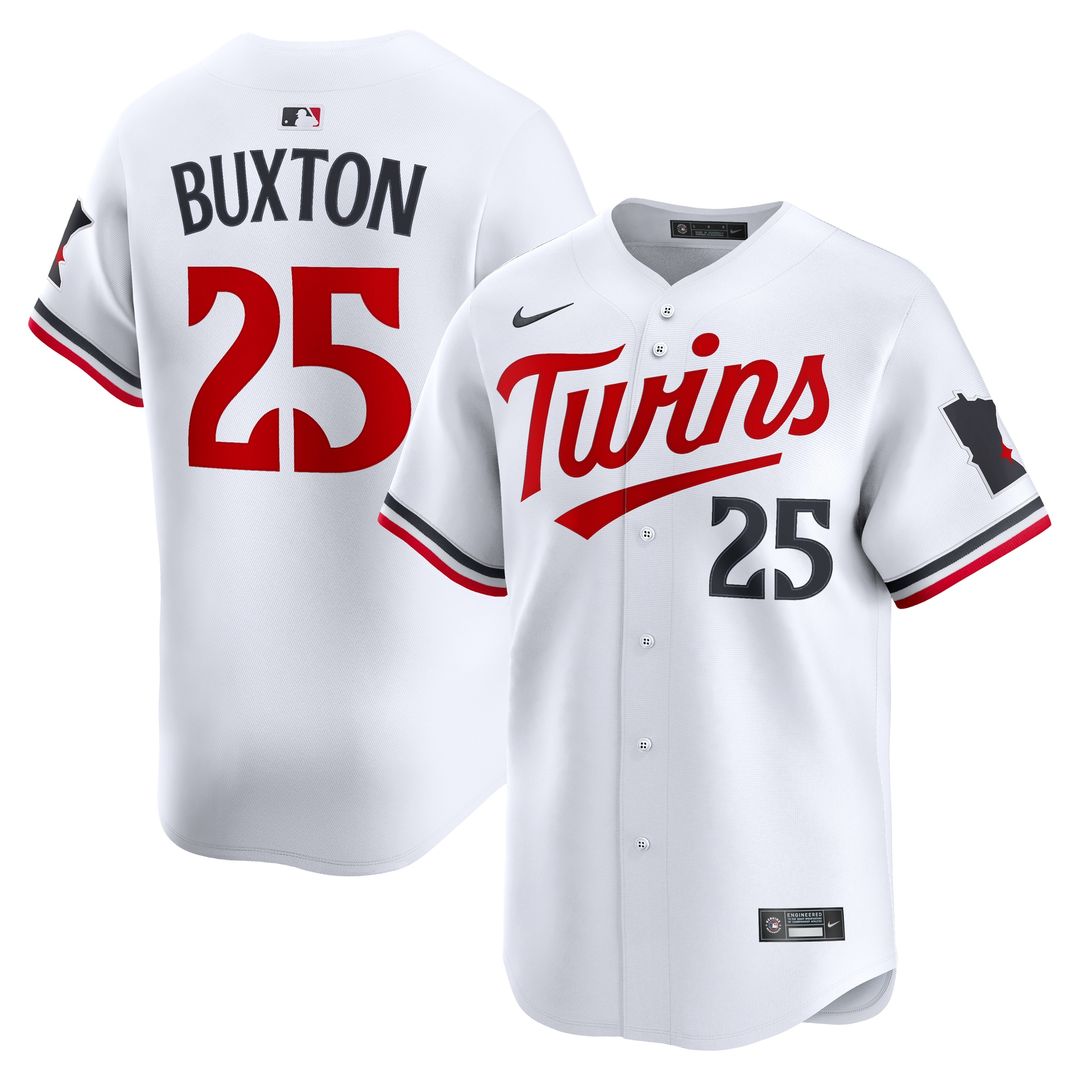 Minnesota Twins Byron Buxton Nike Home Limited Jersey - White