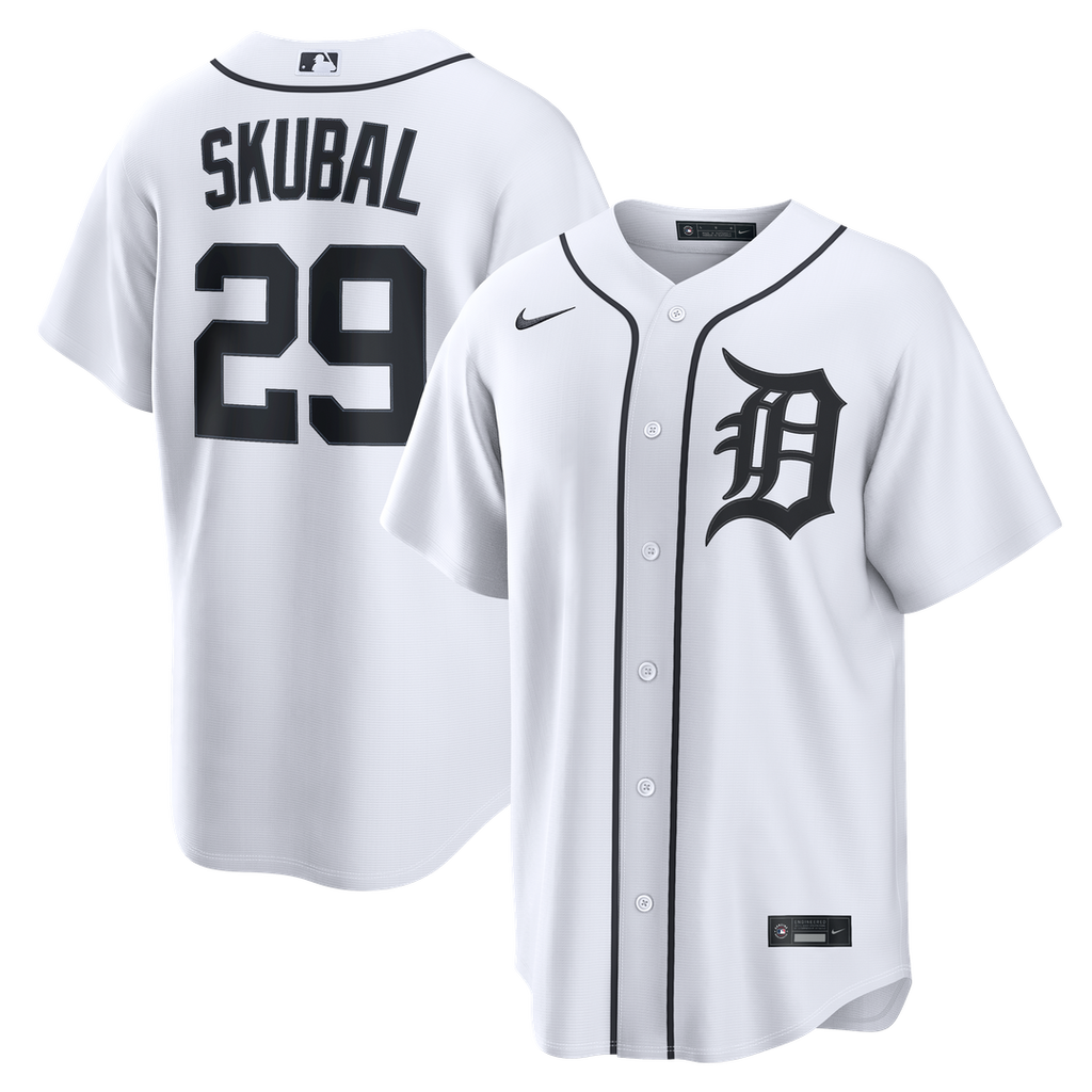 Detroit Tigers Tarik Skubal Nike Home Replica Jersey - White