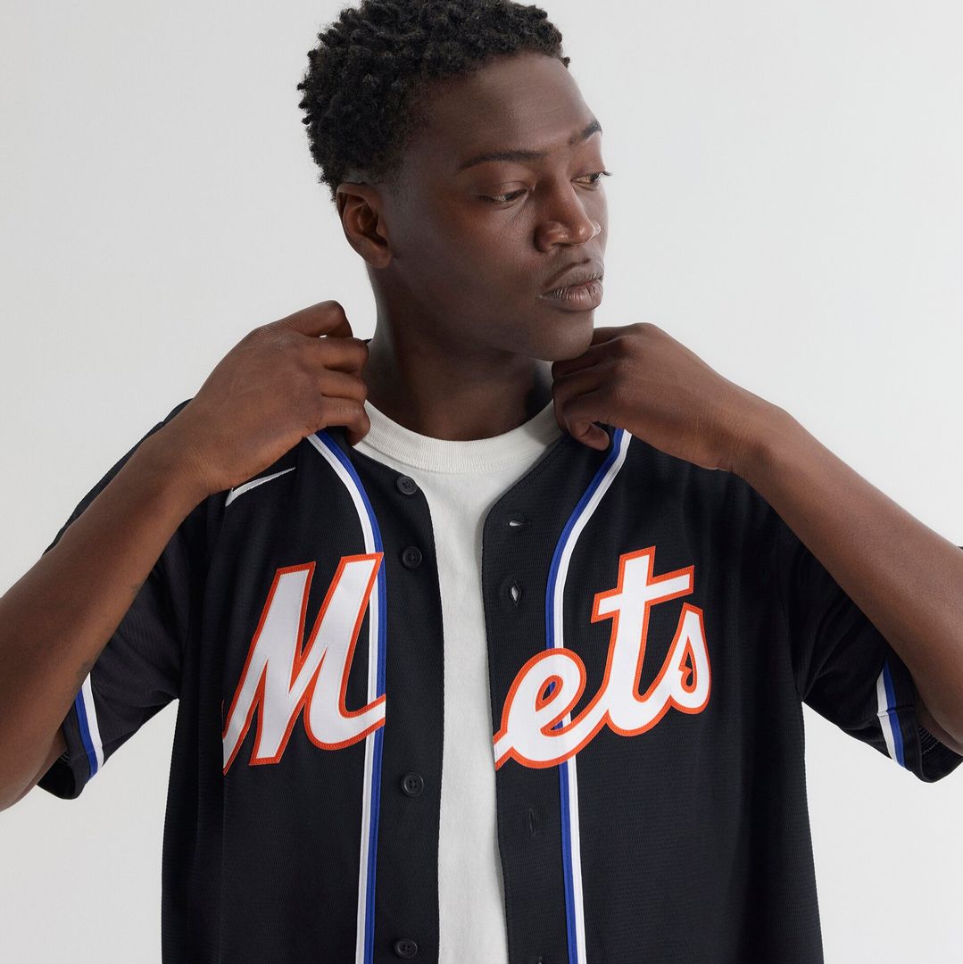 New York Mets Juan Soto Nike Fashion Replica Black Out Jersey