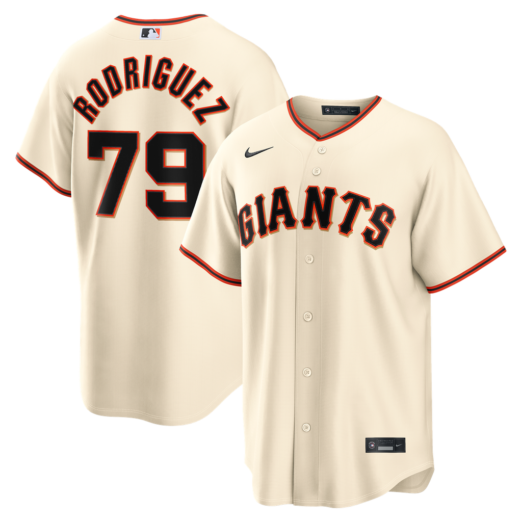 San Francisco Giants Jesus Rodriguez Nike Home Replica Jersey - Cream