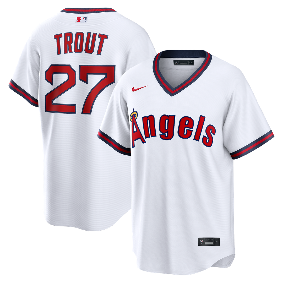 Los Angeles Angels Mike Trout Nike Alternate Replica Jersey - Red