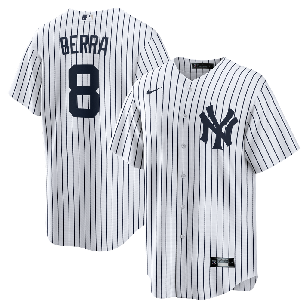 New York Yankees Yogi Berra Nike Home Retired Replica Jersey - White