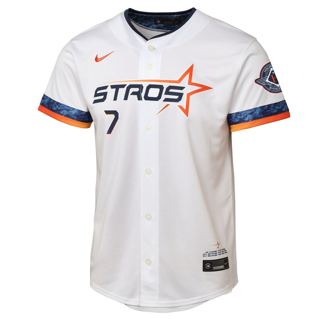 Houston Astros Craig Biggio Nike Youth 2025 City Connect Limited Jersey - White
