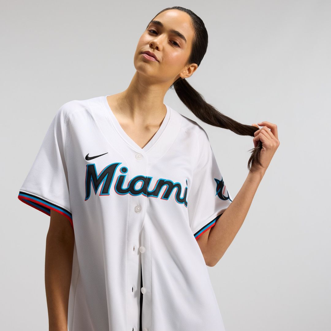 Miami Marlins Sandy Alcantara Nike Women's Home Limited Jersey - White
