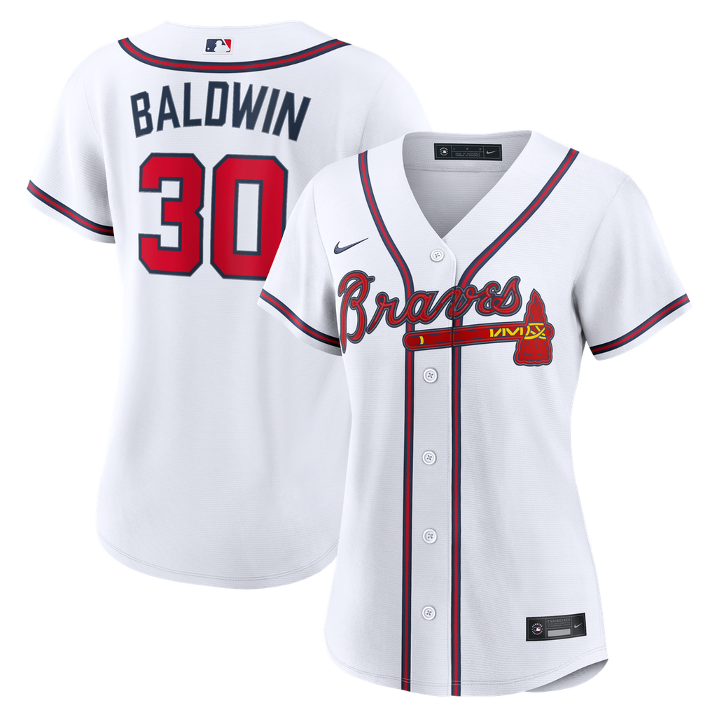 Atlanta Braves Drake Baldwin Nike Women's Home Replica Jersey - White