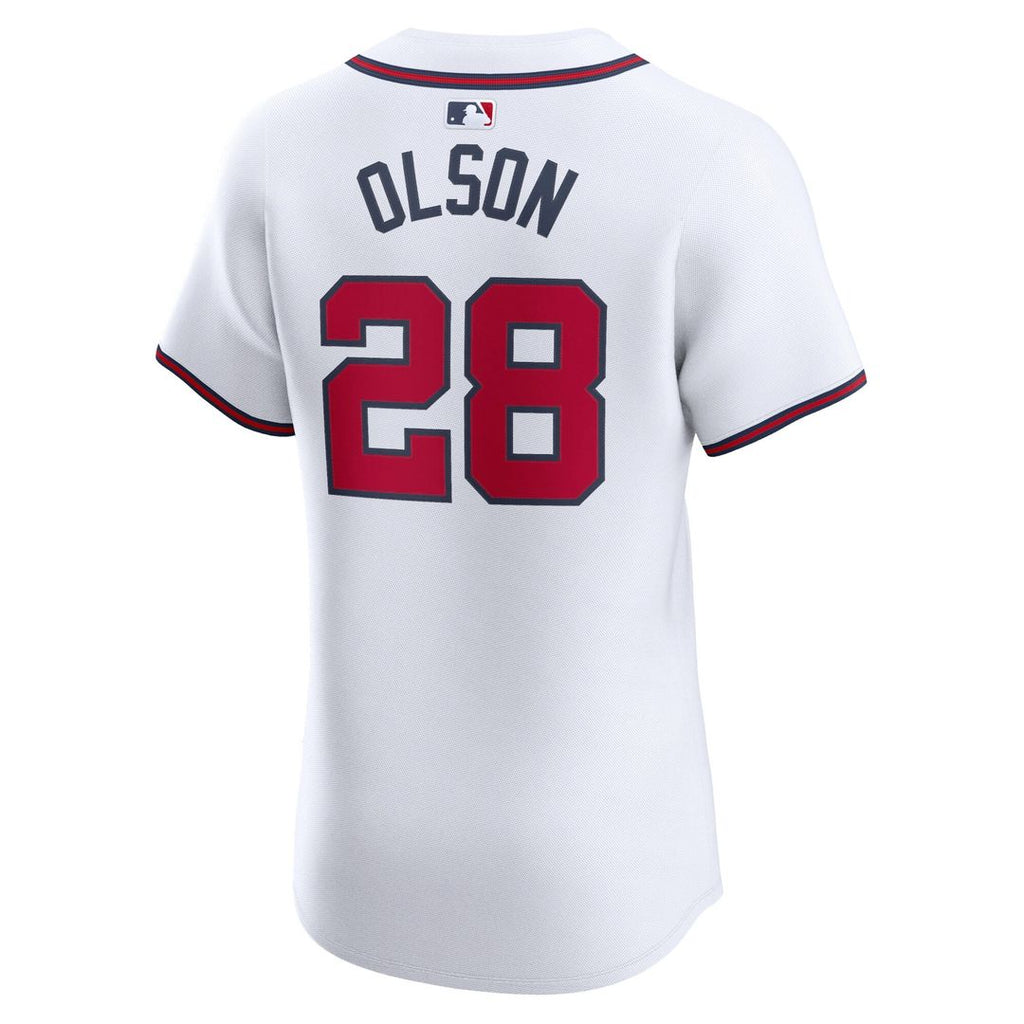 Atlanta Braves Matt Olson Nike Home Elite Jersey - White