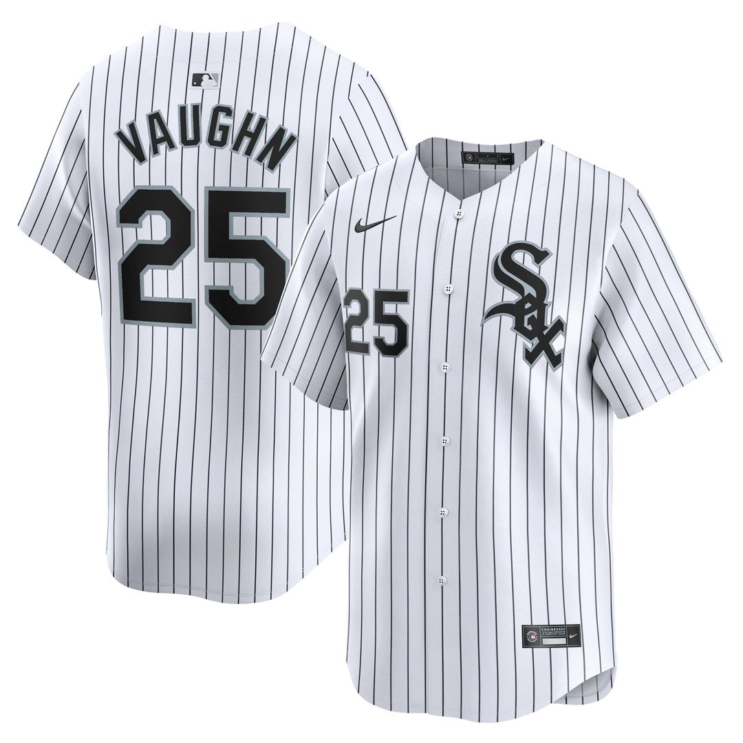 Chicago White Sox Andrew Vaughn Nike Home Limited Jersey - White