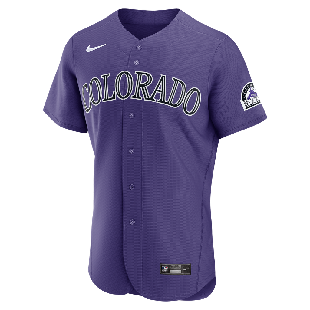 Colorado Rockies Nike Alternate Authentic Jersey - Purple