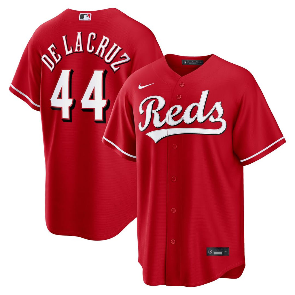 Cincinnati Reds Elly De La Cruz Nike Road Replica Jersey - Gray