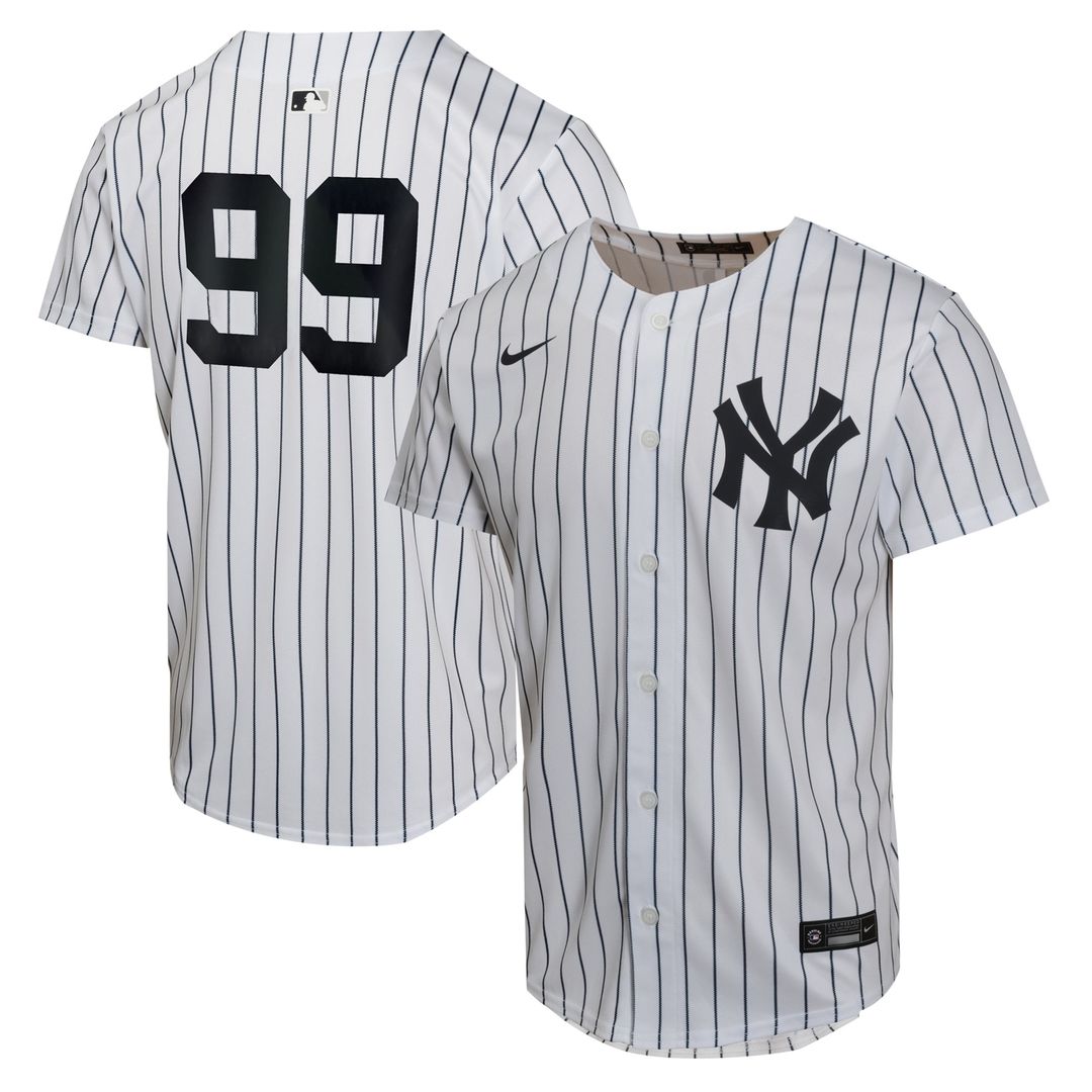 New York Yankees Aaron Judge Nike Youth Home Game Jersey - White