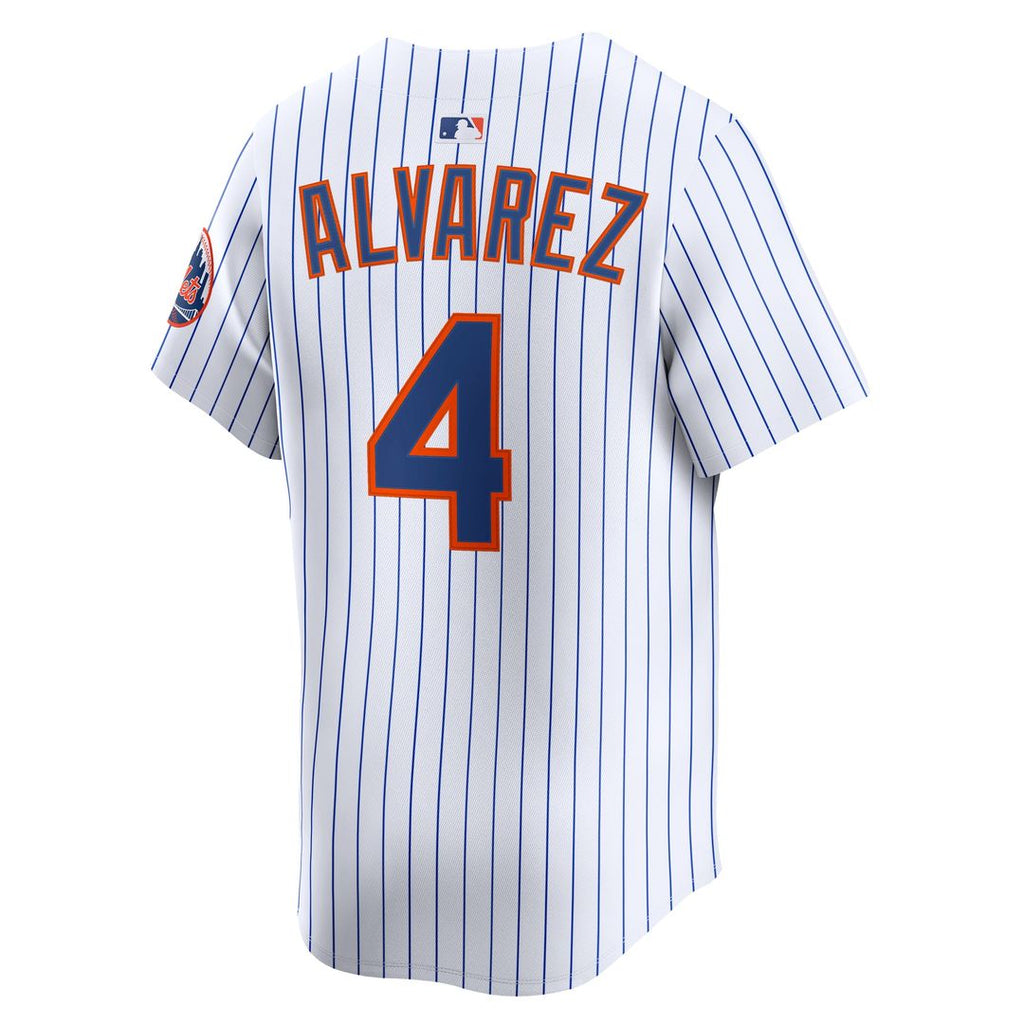 New York Mets Francisco Alvarez Nike Home Limited Jersey - White