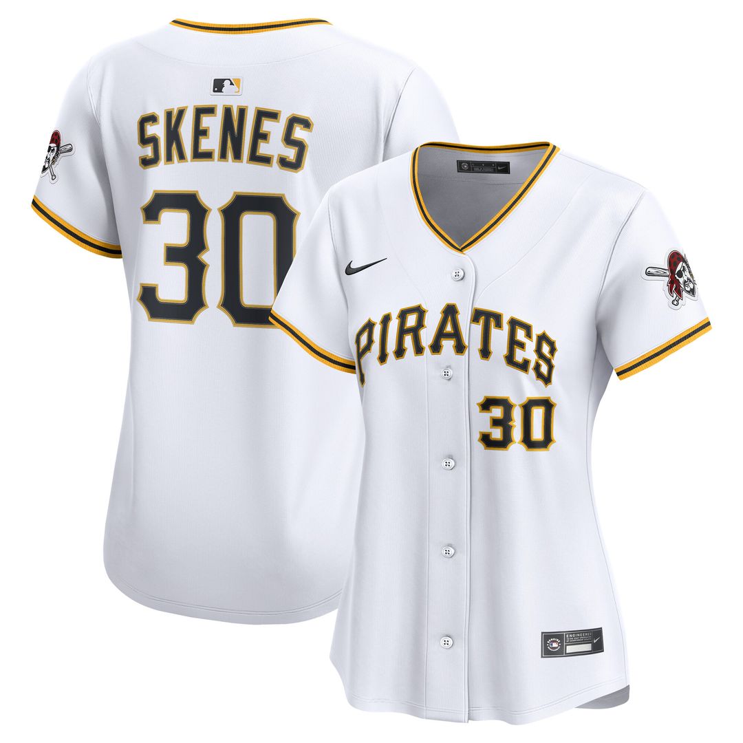Pittsburgh Pirates Paul Skenes Nike Women's Home Limited Jersey - White