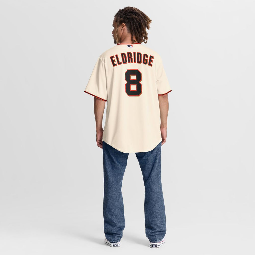 San Francisco Giants Bryce Eldridge Nike Home Replica Jersey - Cream
