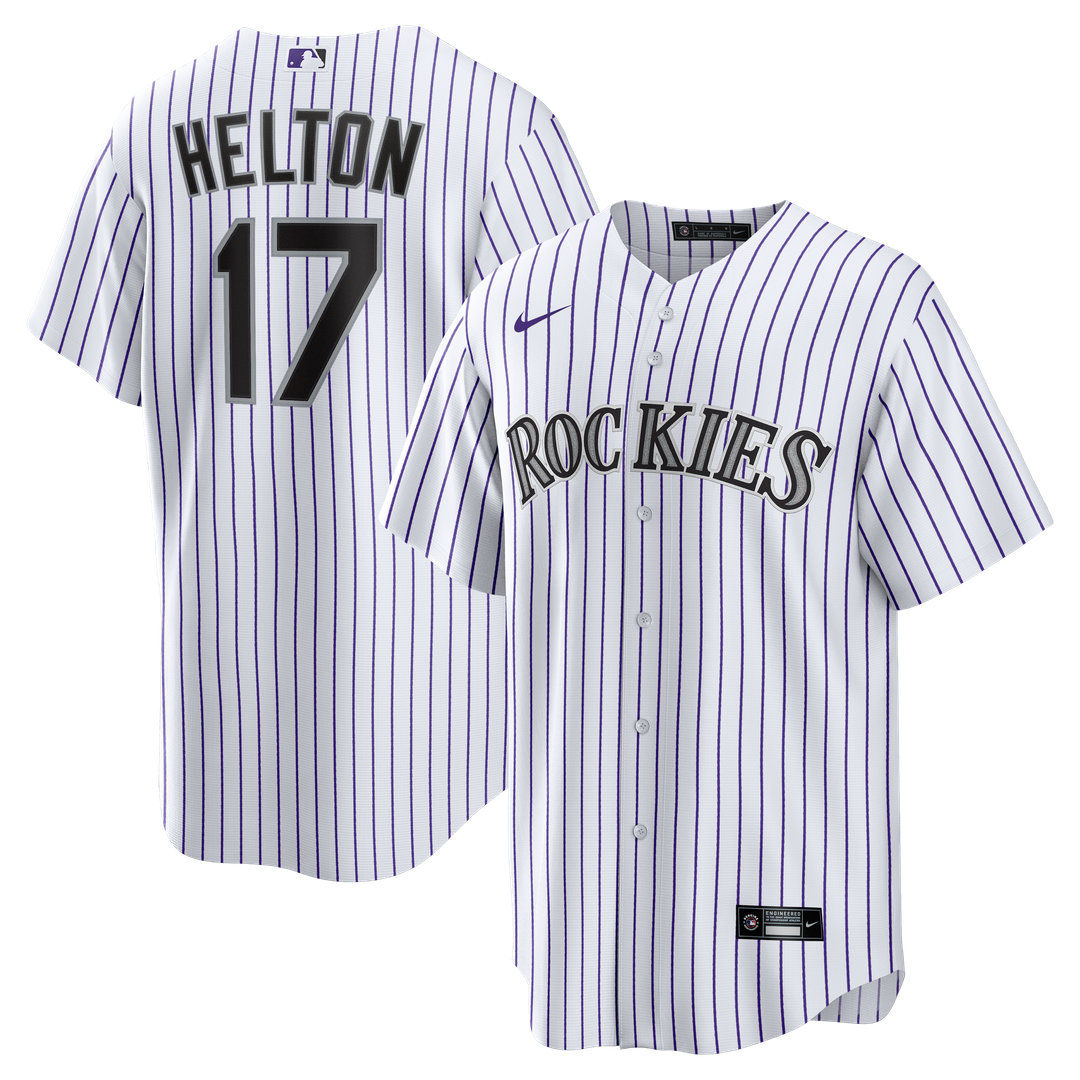 Colorado Rockies Todd Helton Nike Home Retired Replica Jersey - White