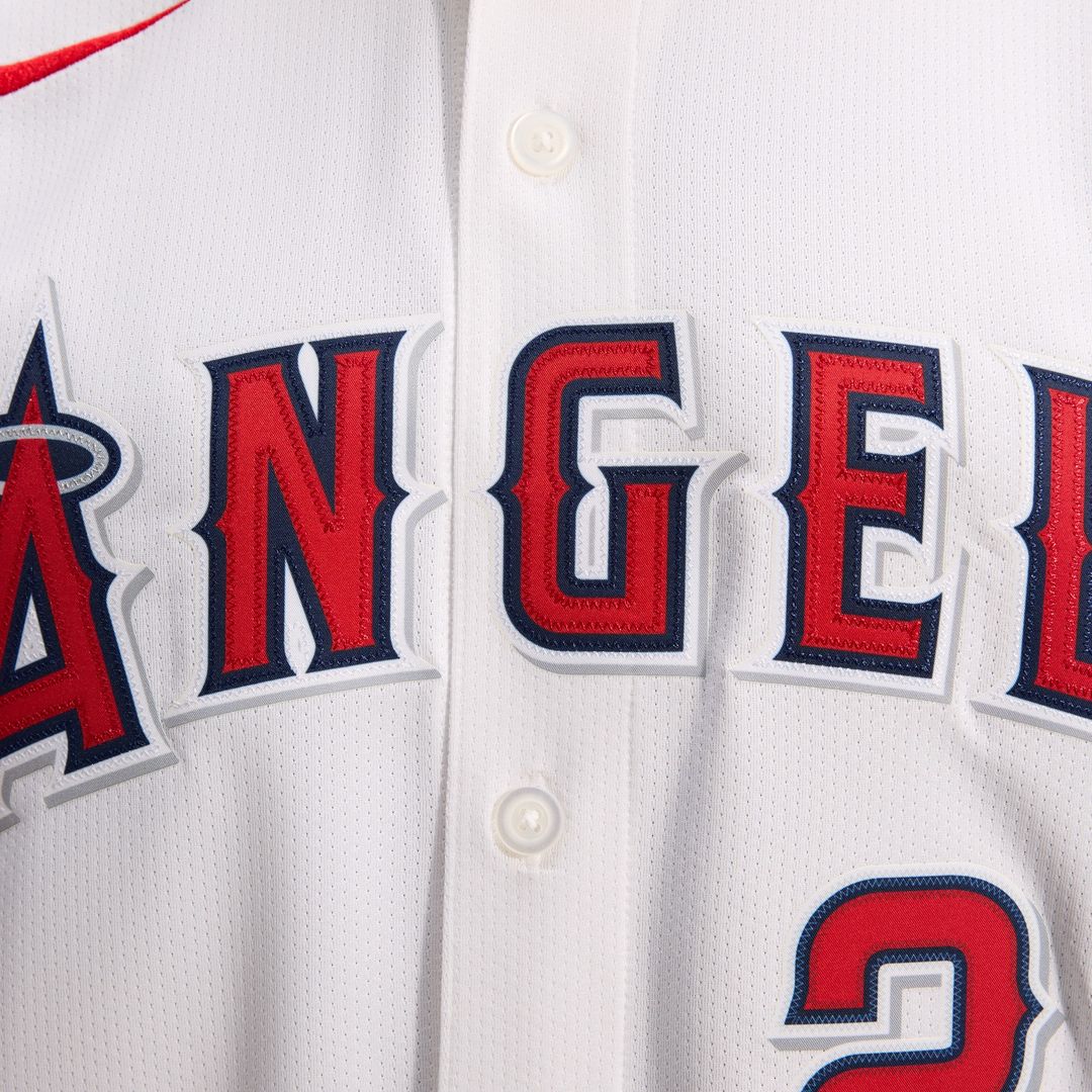Los Angeles Angels Mike Trout Nike Home Limited Jersey - White