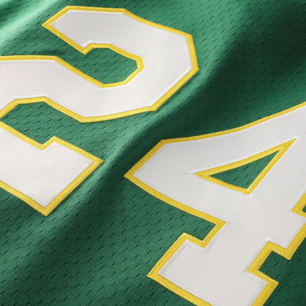 Athletics Rickey Henderson Mitchell & Ness Authentic Batting Practice Jersey - Green