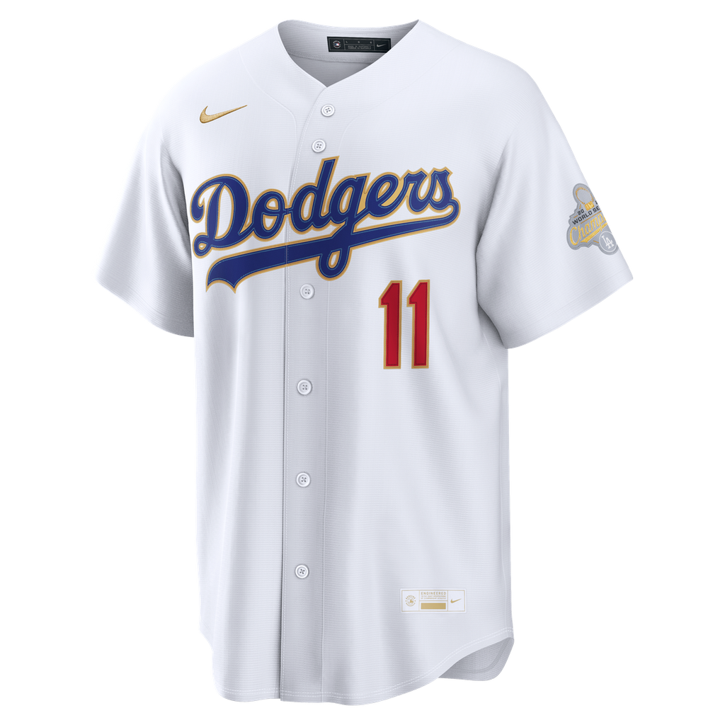 Los Angeles Dodgers Roki Sasaki Nike 2026 Gold Collection Stadium Jersey - White