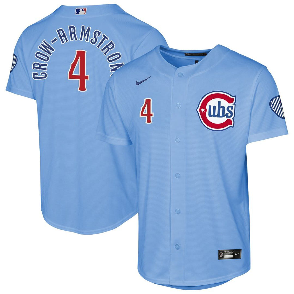 Chicago Cubs Pete Crow - Armstrong Nike Youth Home Stadium Jersey - White