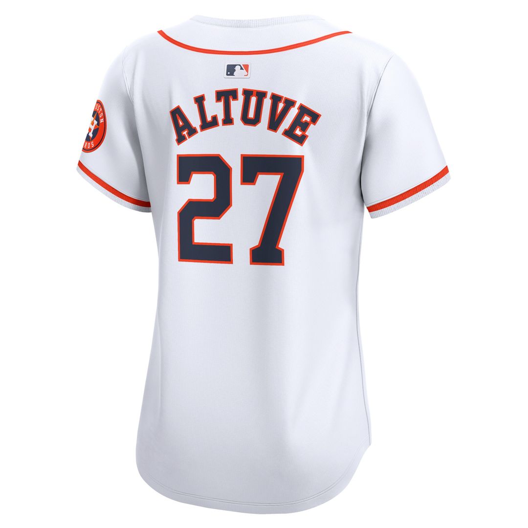 Houston Astros Jose Altuve Nike Women's Home Limited Jersey - White