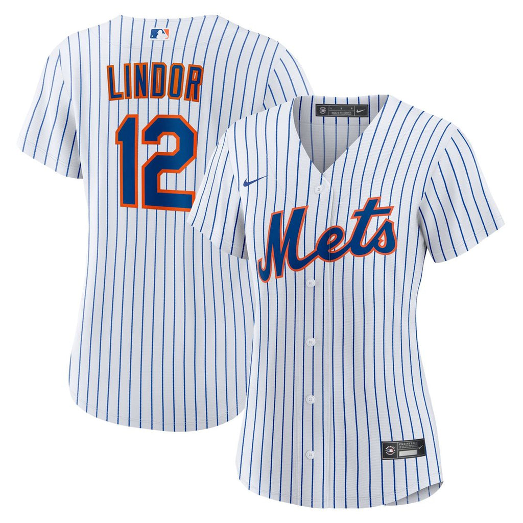 New York Mets Francisco Lindor Nike Women's Home Replica Jersey - White